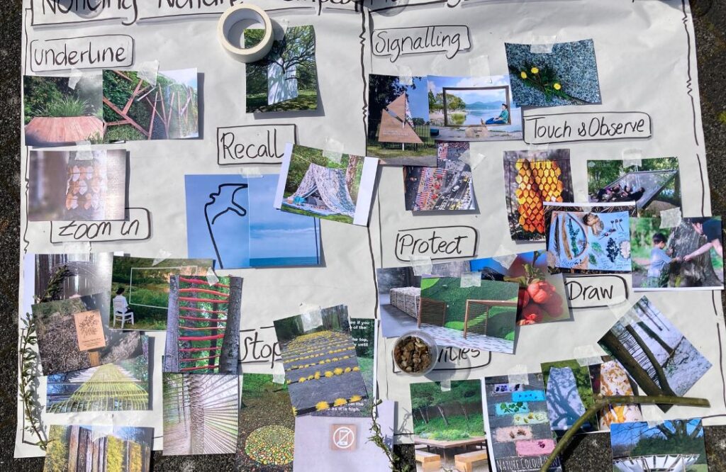 canvas with photos of the wild spot